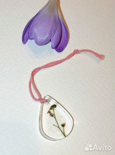 Брелок для ключей из эпоксидной смолы