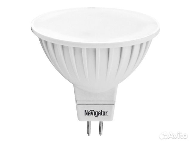 Лампа светодиодная navigator 7Вт 525Лм 3000K GU5,3