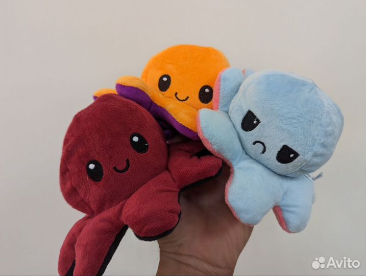 Мягкая игрушка Осьминог перевертыш
