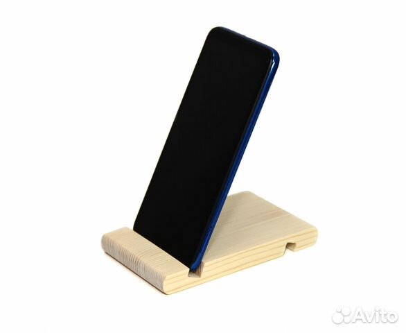 Подставка деревянная для телефона. Держатель для с