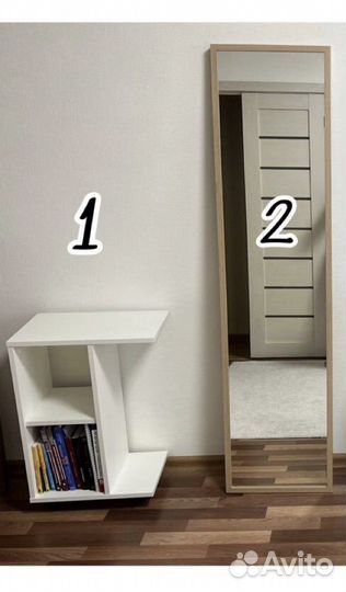 Прикроватный столик зеркало стол