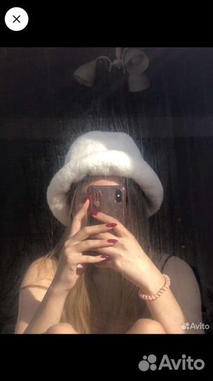 Панама меховая новая