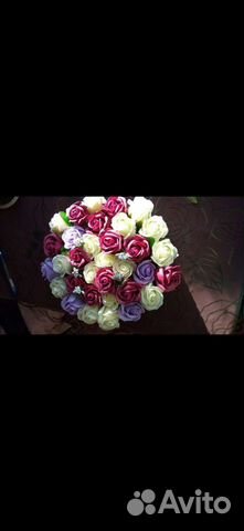 Букет из мыльных цветов