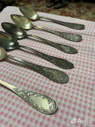Ложки столовые мельхиор СССР