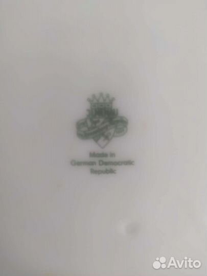 Столовый сервиз Ильменау Германия времён гдр