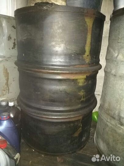 Бочка 200 литров металлическая