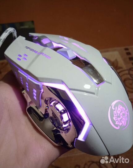 Компьютерная мышка (бесшумная, игровая, проводная)