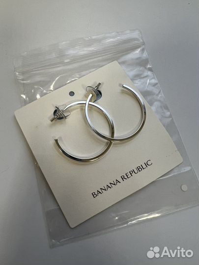 Серьги banana republic