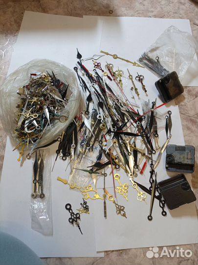 Часы СССР стрелки новые и б/у цена за все