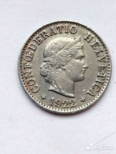 Монеты Европы Швейцария