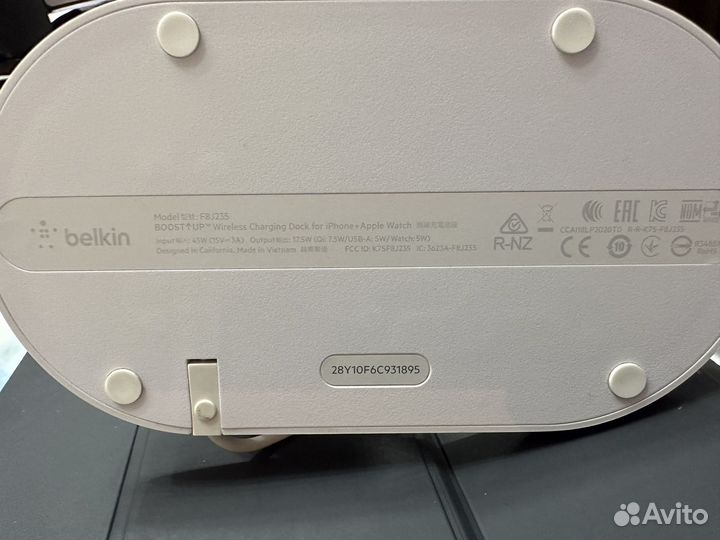 Без проводное зарядное устройство Belkin F8J235