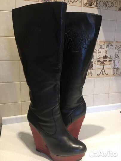 Сапоги Paolo Conte нат кожа, мех, 35 размер