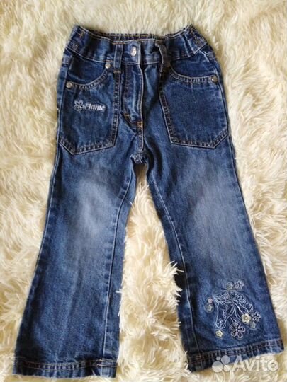 Джинсы для девочки р. 98