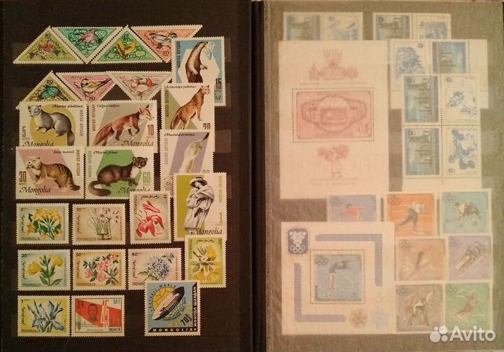 Почтовые марки Монголии