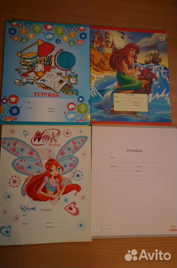 Пастель, тетради, обложки и бумага для поделок