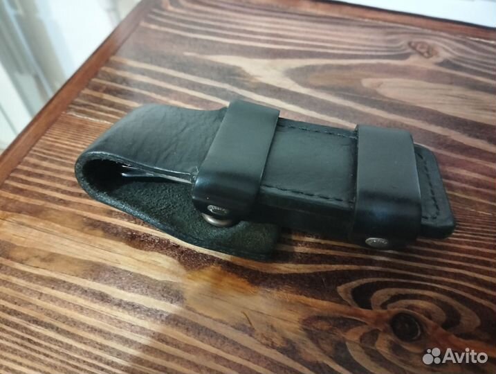 Нож складной victorinox Forester с кожаным чехлом