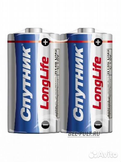 Элемент питания LongLife R20/2S, Спутник