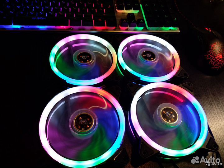 Кулер для корпуса 120 мм с LED подсветкой