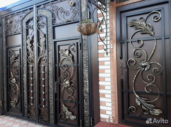 Кованые ворота и калитки