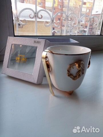 Подарочный новыйнабор форфоровая ваза дляльда.Торг