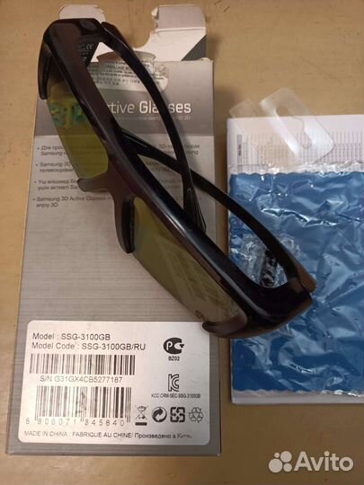 3D очки Samsung Smart TV Active Glasses SSG-3100GB