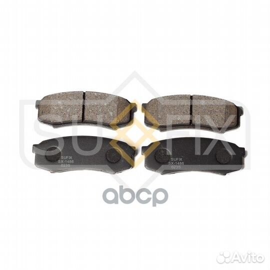 Колодки тормозные дисковые зад прав/лев BD