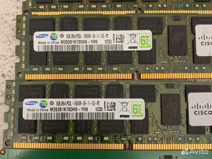 Серверная память 8GB DDR3 5 штук
