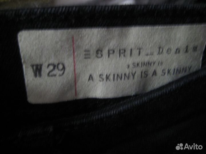 Отличные плотные джинсы-скинни Esprit Германия р