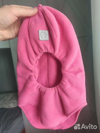 Шапка шлем для девочки зима 44 46