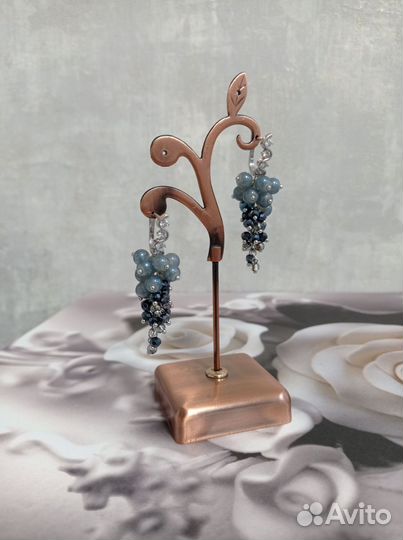 Серьги-гроздья