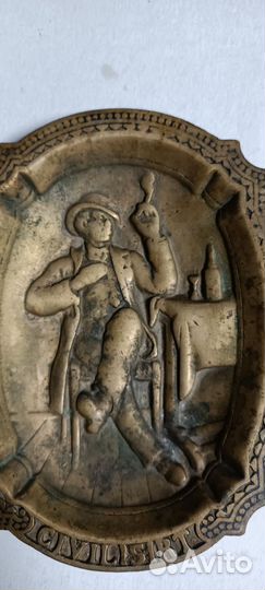 Пепельница старинная бронза. Civilisirt