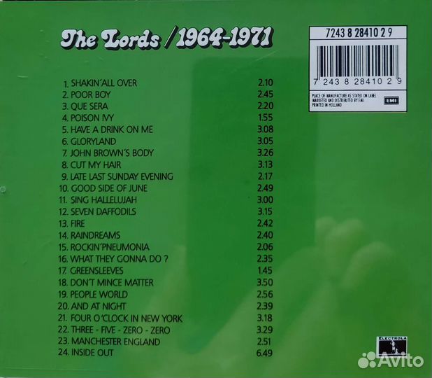 The Lords - фирменный CD (Holland)
