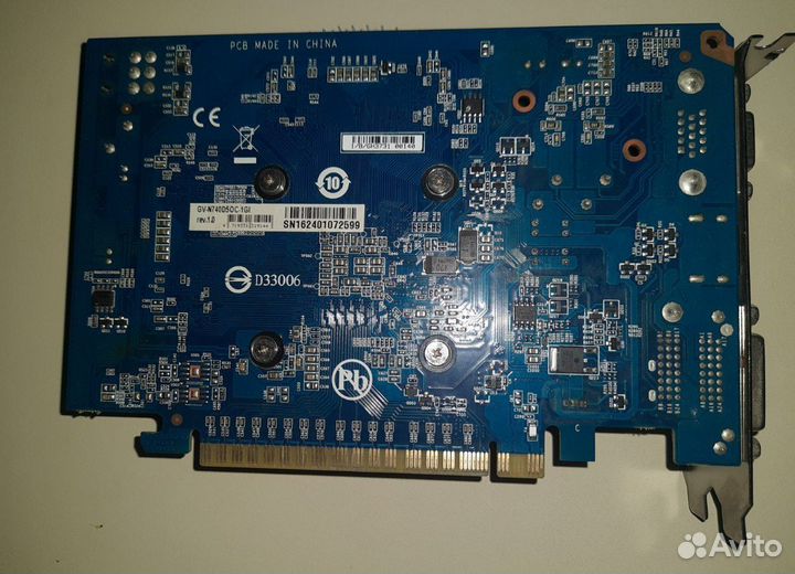Видеокарта gigabyte GeForce GT 740