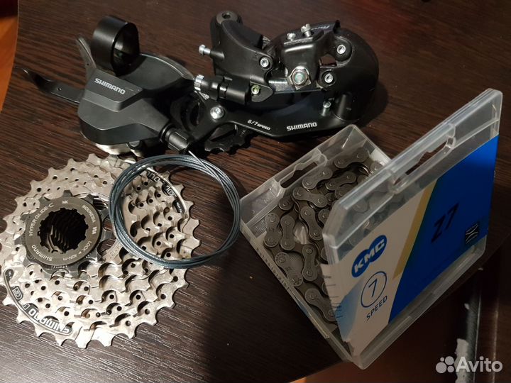 Переключатель, манетка, кассета, цепь