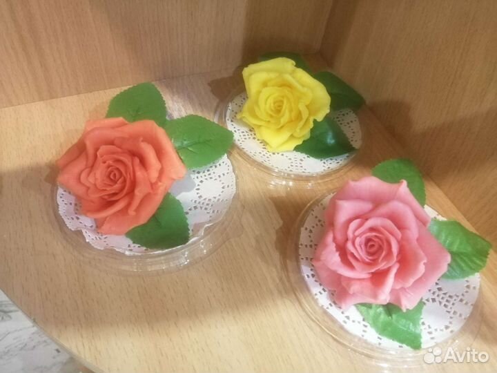 Цветы из мыла