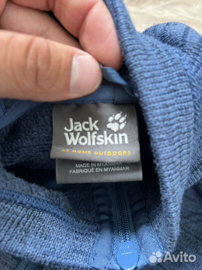 Кофта теплая Jack Wolfskin оригинал