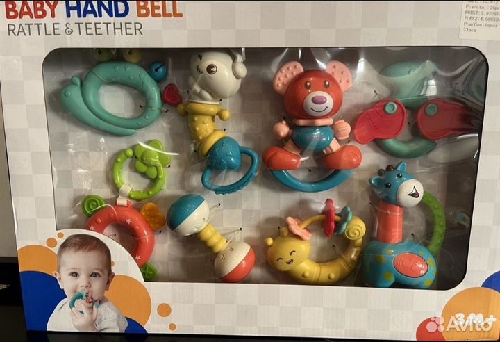 Погремушки для новорожденных