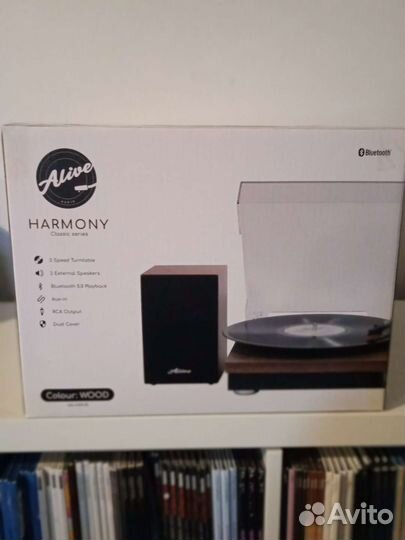 Виниловый проигрыватель Alive Audio Harmony