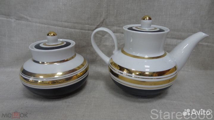 Сервизы чайные Фарфор Позолота Вербилки ГДР