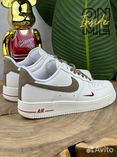 Nike air force white brown