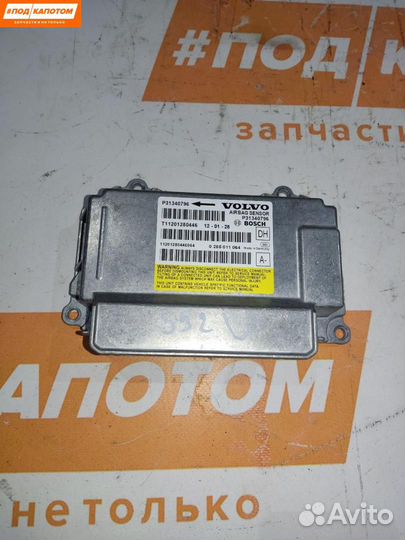 Блок управления подушками безопасности Volvo S60 2