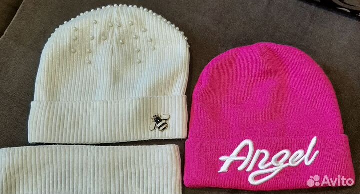 Шапка и снуд для девочки 50-54р