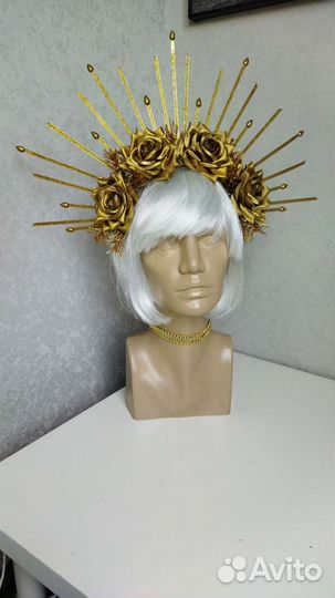 Корона лучи золотой