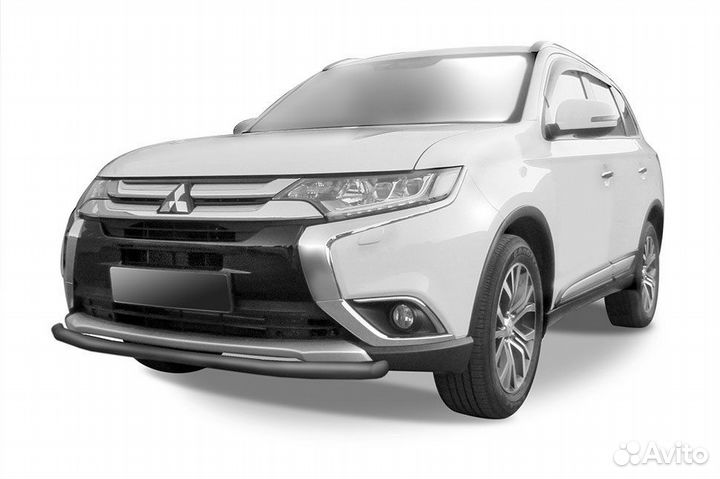 Защита бампера d57 mitsubishioutlander mout15-003B