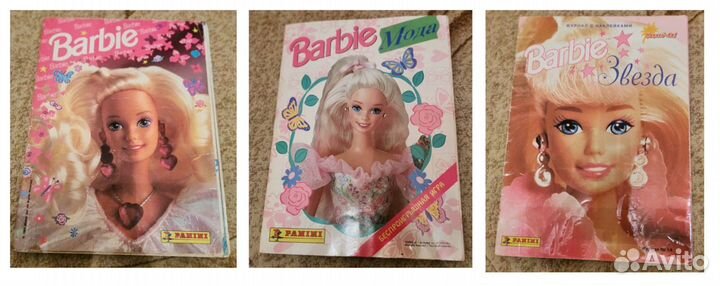 Альбомы Барби (Barbie) Panini заполненные