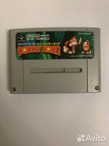 Картридж Super Famicom/snes Donkey Kong Country
