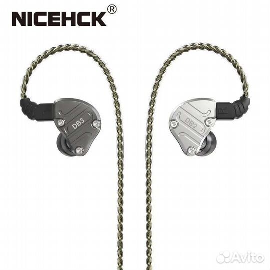 Трехдрайверные Hi-Fi наушники Nicehck DB3(2DD+1BA)