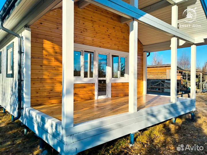 Дом из бруса 57,7м2