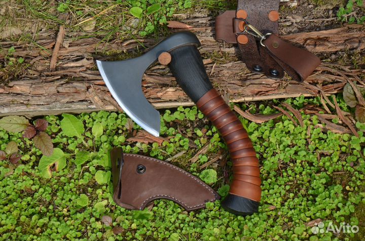 Компактный топор для охотника. Ручная ковка