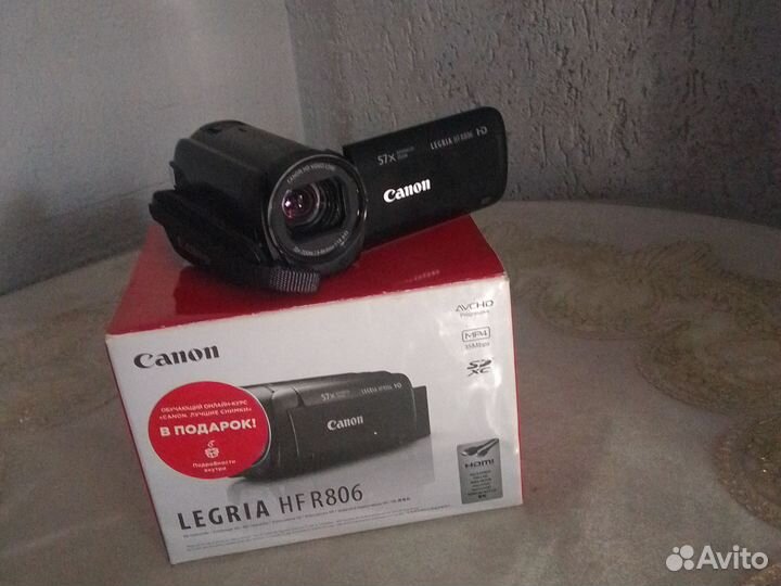 Видеокамера canon legria hf r806
